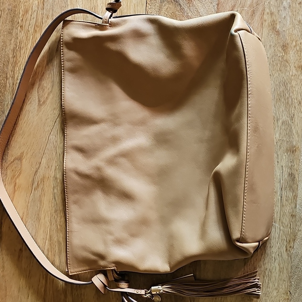 Vince Camuto Tan Leather Shoulder Bag - Picture 3 of 3